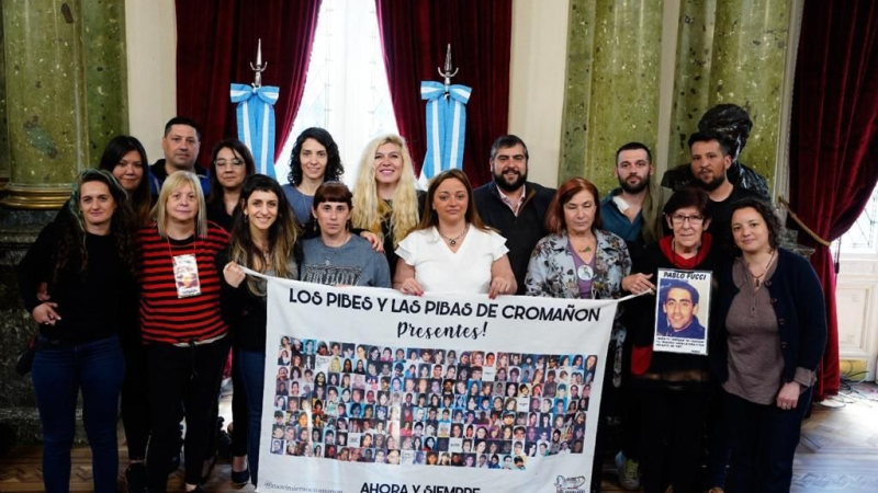 Cecilia Moreau recibió a los familiares de las víctimas de Cromañón