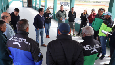 Gustavo Martínez y organizadores del Top Race supervisaron el autódromo
