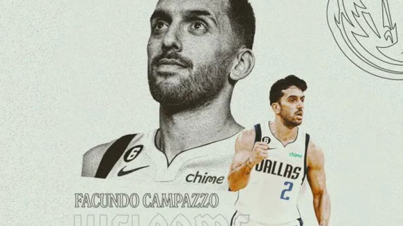 Campazzo es nuevo jugador de Dallas Mavericks