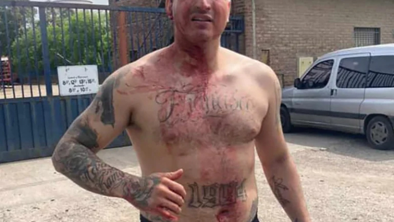 Violenta batalla campal y tiros entre facciones de la UOCRA