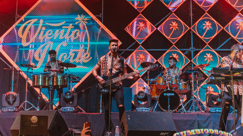 Cumbia en vivo en las redes de NORTE