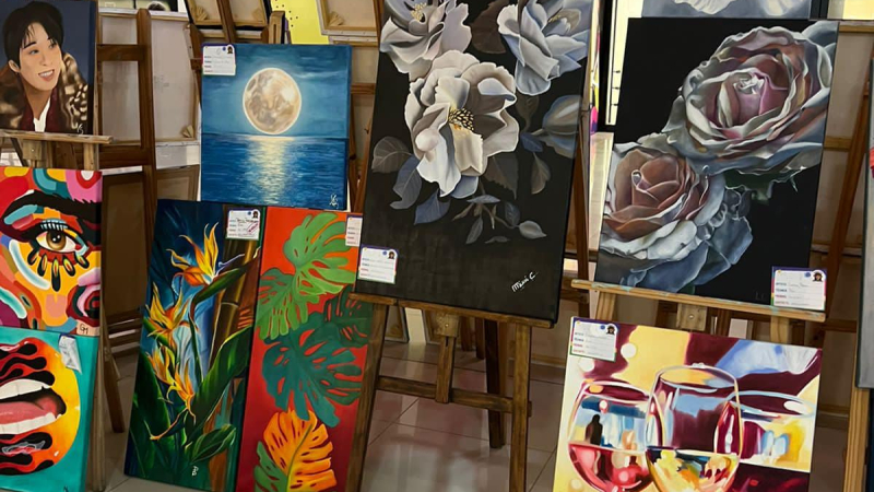 Exposición de obras del taller de Fabiana Russo