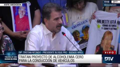 Diputados: dictamen de mayoría al proyecto de alcohol cero al volante