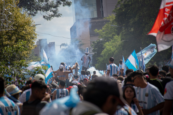 Festejo mundial: así celebró Resistencia la nueva estrella para la Argentina