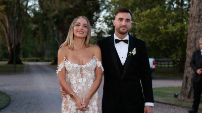Tras ser Campeón del Mundo, se casó Nicolás Tagliafico