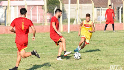 Sarmiento se puso a prueba con la local y afina el equipo para el estreno