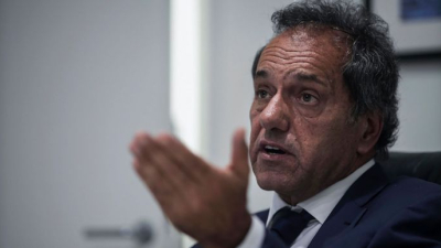 Daniel Scioli lanzó ayer su precandidatura para ser presidente por el Frente de Todos