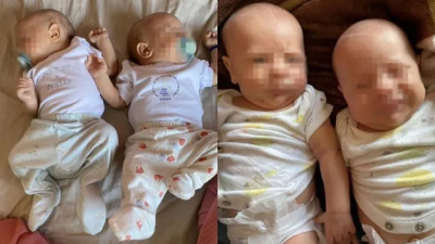 Viral: fue a la policía porque no distinguía cuál es cuál de sus gemelos
