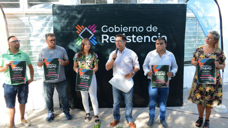 Gustavo Martínez invitó a participar en el programa Murales de mi Ciudad