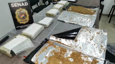 Paraguay: intentó volar a España con más de 6 kilos de cocaína ocultos en maní molido