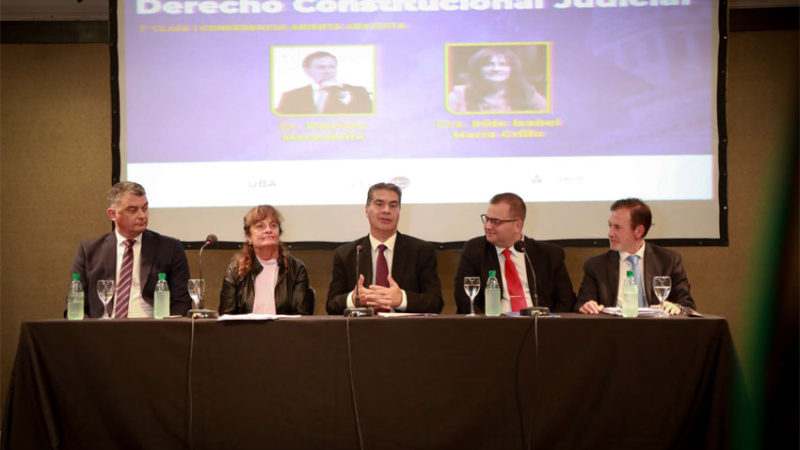 Comenzó el curso de posgrado en "Derecho Constitucional Judicial"