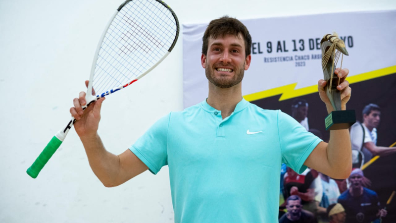 El argentino Romiglio se consagró campeón del squash mundial en el Regatas