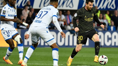 El PSG le ganó al Auxerre con una asistencia de Messi