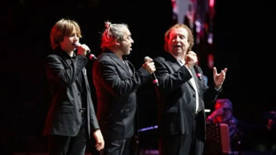 Dyango se presentó junto a su hijo y su nieto en el Luna Park