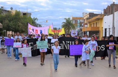 Desde Quitilipi, "Ni una menos" pidió la emergencia nacional por violencia de género