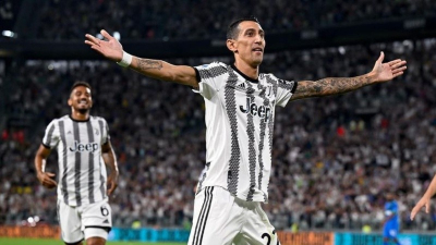 Ángel Di María se despidió de la Juventus