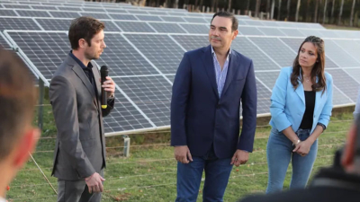 Inauguran otra planta fotovoltaica y también una central solar en una textil