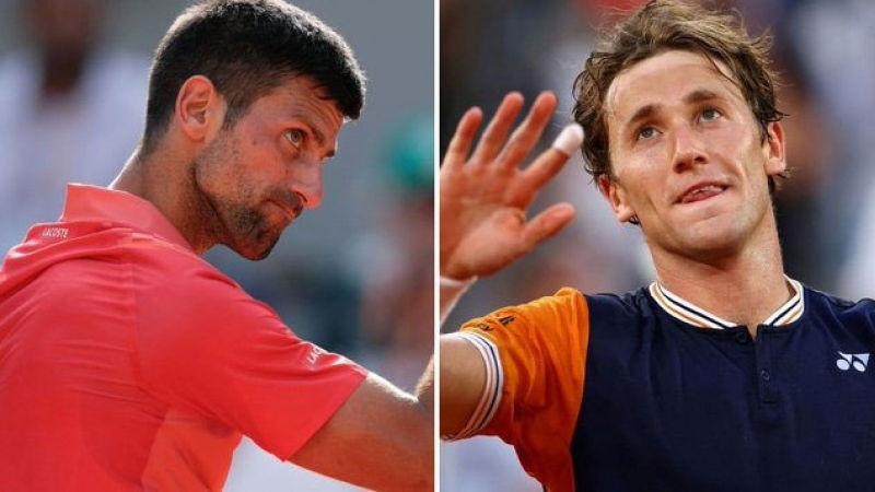 Roland Garros: Casper Ruud le ganó a Zverev y jugará la final ante Djokovic