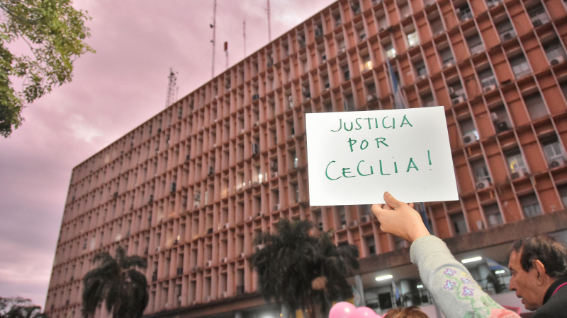 Clamor por justicia y paz para Cecilia y su familia