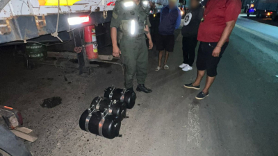 Camión que partió del Chaco transportaba 75 litros de ketamina