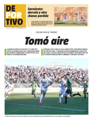 Tomó aire