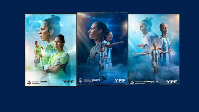 YPF lanzó la primera colección de posters de jugadoras de la selección argentina