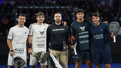 Pádel: Stupaczuk y Di Nenno poco pudieron hacer ante los campeones Tapia y Coello