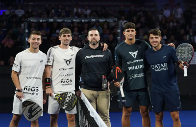 Pádel: Stupaczuk y Di Nenno poco pudieron hacer ante los campeones Tapia y Coello