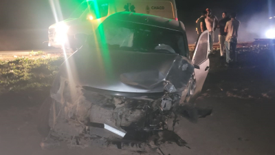 Siniestro fatal entre un auto y camioneta en Pinedo