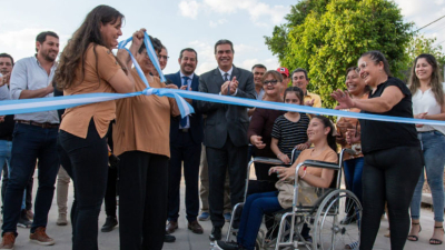 Capitanich habilitó nuevo frigorífico, pavimento y obras en Las Garcitas