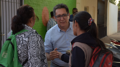 El intendente con vecinos de la zona sur analizó el funcionamiento de los programas