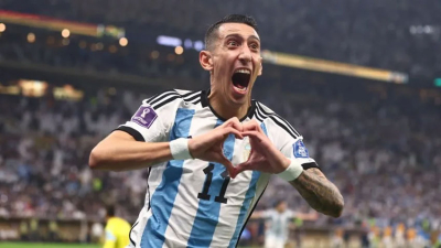 Apareció un video inédito del gol de Di María a Francia