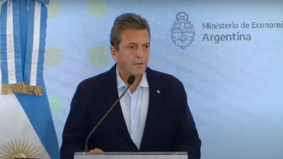 Massa anunció medidas de alivio fiscal para profesionales, monotributistas, autónomos y PyMEs