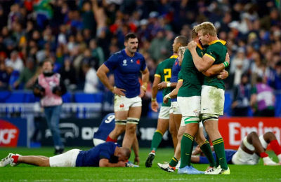 Sudáfrica derrotó a Francia y se clasificó a las semifinales