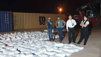 Paraguay: incautaron 3.300 kilos de cocaína en paquetes de arroz