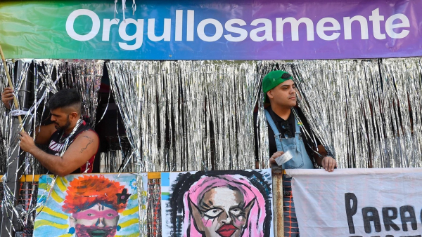 Algunos de los stands presentes en la jornada.