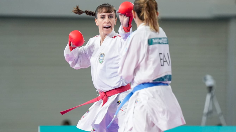 Yamila Benítez ganó la medalla de bronce en karate de los Panamericanos