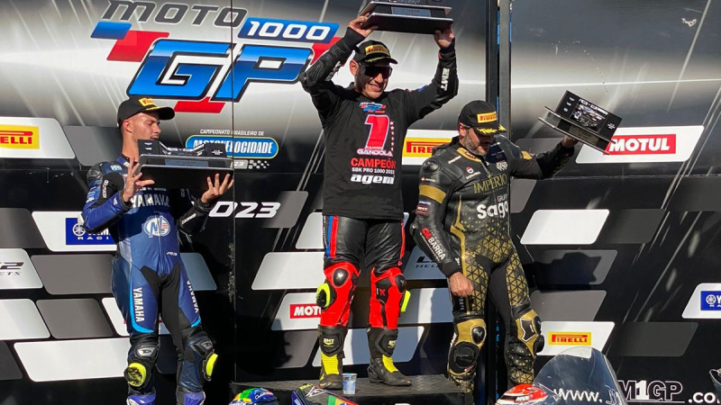 Moto 1000 GP: Ramiro Gandola gritó campeón en Brasil
