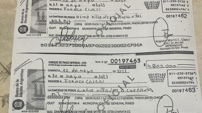 "No existe documental respaldatoria de los cheques"