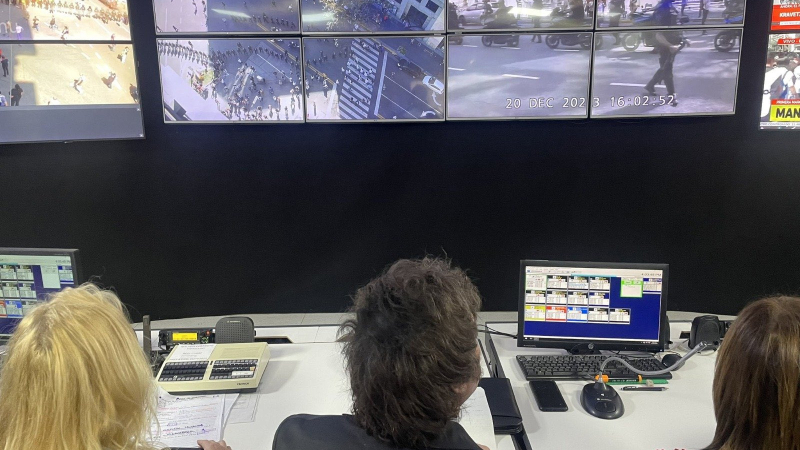 Javier Milei supervisó el operativo antipiquete junto a Patricia Bullrich