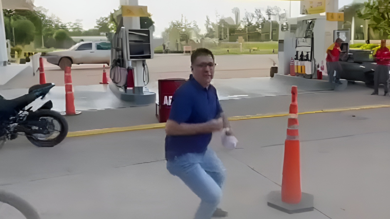 Gustavo "viral" por una violenta reacción