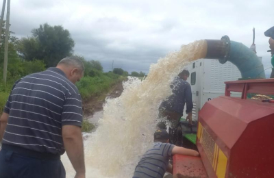 Luego de las lluvias, la situación en Charata se normalizó en un 95 %