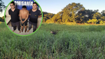 Lo capturaron tras huir a través del monte y los camalotes del Río Negro