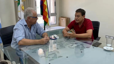 El intendente González gestiona ante la Provincia continuidad de obras