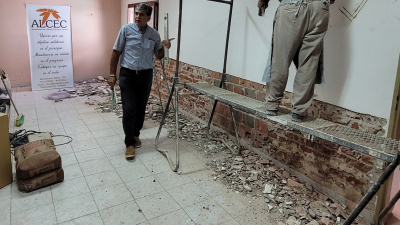 Comenzaron las refacciones en la sede de Alcec Resistencia