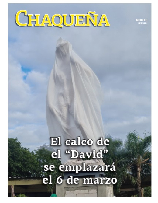 El calco del "David” se emplazará el 6 de marzo