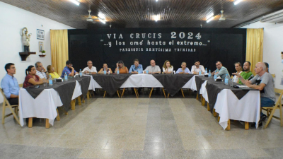 Comenzaron los preparativos para el Vía Crucis en Resistencia