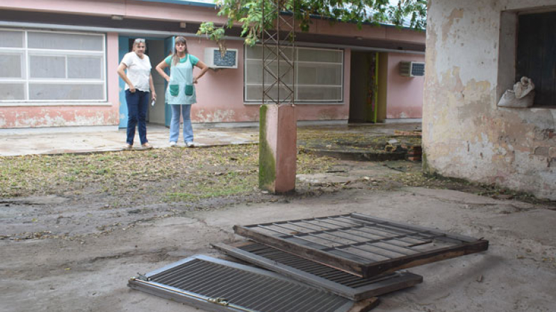 Delincuentes terminaron de llevarse todo de un jardín maternal