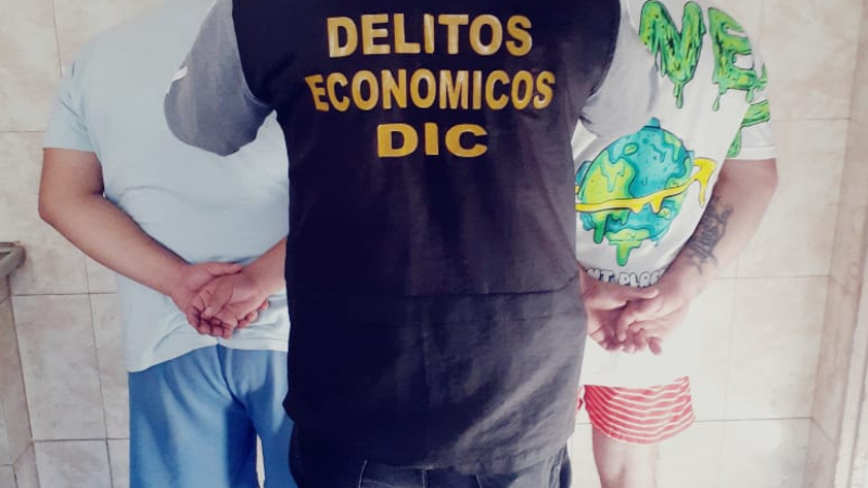 Detuvieron a dos jóvenes implicados en un robo "piraña"