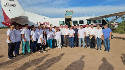 Zdero viajó al Impenetrable para encabezar un operativo integral sanitario